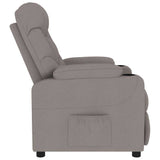 Massage Chair Taupe Fabric 339100