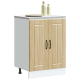 Sink Base Cabinet Lucca Sonoma Oak Engineered Wood 853680
