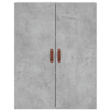 Highboard Concrete Grey 69,5x34x180 cm Engineered Wood 3195823