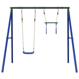 Outdoor Swing Set with Swing and Trapeze 3283580