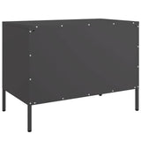 TV Cabinet Black 68x39x50.5 cm Steel 842994