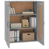 Hanging Wall Cabinet Grey Sonoma 69.5x32.5x90 cm 817397