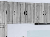 Wall Cabinet LUCCA 2 pcs Grey Sonoma Engineered Wood 885018