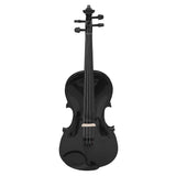 70143 Violin Full Set with Bow and Chin Rest Black 4/4
