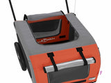 Pet Bike Trailer Orange and Grey 54.5 x 120 x 161 cm 93844