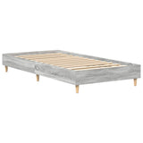Bed Frame Grey Sonoma 203 x 93 x 25 cm Engineered Wood 861053