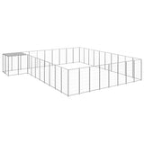 Dog Kennel Silver 25.41 m Steel 3082246