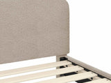 Toddler Bed Frame with Headboard Light Grey 70 x 140 cm 42010966