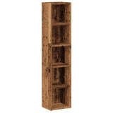 CD Cabinets 2 pcs Old Wood 21x16x93.5 cm Engineered Wood 855838