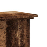 Plant Stand Old Wood 33x33x100 cm Engineered Wood 852985
