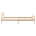 Bed Frame without Mattress Solid Wood 100x200 cm 810669