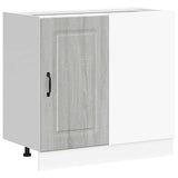 Kitchen Base Cabinet Kalmar Grey Sonoma Engineered Wood 854324