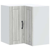 Kitchen Wall Corner Cabinet Lucca Grey Sonoma Engineered Wood 853863