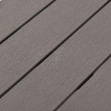 48782 Garden Benches 2 pcs Mocca Plastic