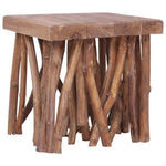 ZNTS Log Coffee Table 40x40x40 cm Mixed Recycled Wood 283936