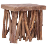 ZNTS Log Coffee Table 40x40x40 cm Mixed Recycled Wood 283936