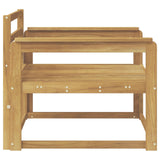 Outdoor Middle Sofa Solid Acacia Wood White 3438998