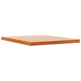 Bed Frame without Mattress Wax Brown 160x200 cm Solid Wood Pine 847148