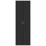 Highboard Black 60x35x180 cm Engineered Wood 3276666
