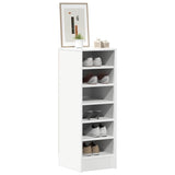808999 Shoe Cabinet White 31,5x35x90 cm Engineered Wood