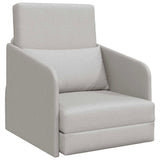 Sofa Bed Cloud Grey 65 x 80 x 83 cm Fabric 4106646