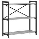 Bookshelf Grey sonoma 80 x 30 x 85 cm Engineered Wood 868428