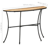 Side Table 110x40x77 cm Solid Mango Wood 321948
