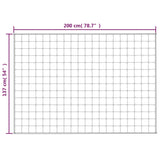 Weighted Blanket Light Cream 137x200 cm Single 6 kg Fabric 3154814