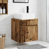 Wall-mounted Sink Vanity Old Wood 49 x 41 x 63 cm 890570