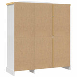 Wardrobe Mexican Pine Corona Range 3 Doors White 282622