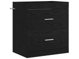 Bathroom Furniture Set Black Oak 61 x 40 x 84.5 cm 3404367