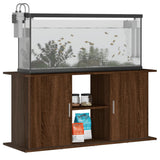 Aquarium Stand Brown Oak 121x41x58 cm Engineered Wood 833622