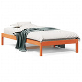 Day Bed without Mattress Wax Brown 90x200 cm Solid Wood Pine 844405