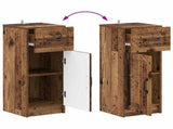 Bathroom Storage Cainet UTRECHT Old Wood 30 x 31 x 77 cm 897713