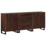 Sideboards 3 pcs 60x34x75 cm Solid Wood Mango 3217083