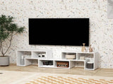 TV Stand for TVs up to 75 Inches, Free Combination TV Unit with Storage Shelves, Extendable T3398P342270