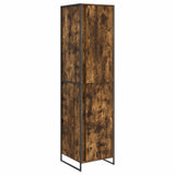Warderobe with Door Smoke Oak 50 x 50 x 200 cm Engineered Wood 3403018