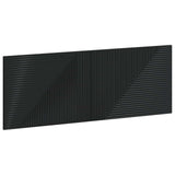 Wall-Mounted Headboard HAARLEM Black Engineered Wood 896956