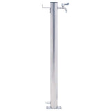Garden Water Column 100 cm Stainless Steel Round 364503