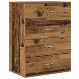 Sideboard with Drawer Old Wood 60 x 39 x 80 cm Engineered Wood 871434