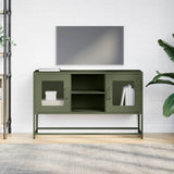 ZNTS TV Cabinet Olive Green 100.5x39x60.5 cm Steel 853384