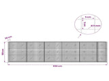 Gabion with 5 mm Wire and 5x5 cm Mesh 550x20x150 cm 3464093