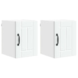 Wall Cabinet LUCCA 2 pcs White 30 x 31 x 40 cm Engineered Wood 884855