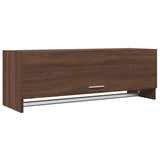 815215 Wardrobe Brown Oak 100x32,5x35 cm Engineered Wood