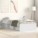 Bed Frame without Mattress White 100x200 cm 3203831