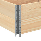 Pallet Collars 2 pcs 150x50 cm Solid Wood Pine 4010297
