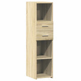 Highboard Sonoma Oak 30x42.5x124 cm Engineered Wood 846154