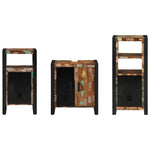 Bathroom Furniture Set 3 pcs Multicolour Solid Reclaimed Wood 3305623