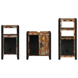 Bathroom Furniture Set 3 pcs Multicolour Solid Reclaimed Wood 3305623