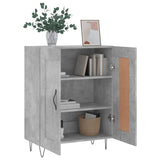 Sideboard Concrete Grey 69.5x34x90 cm Engineered Wood 830192